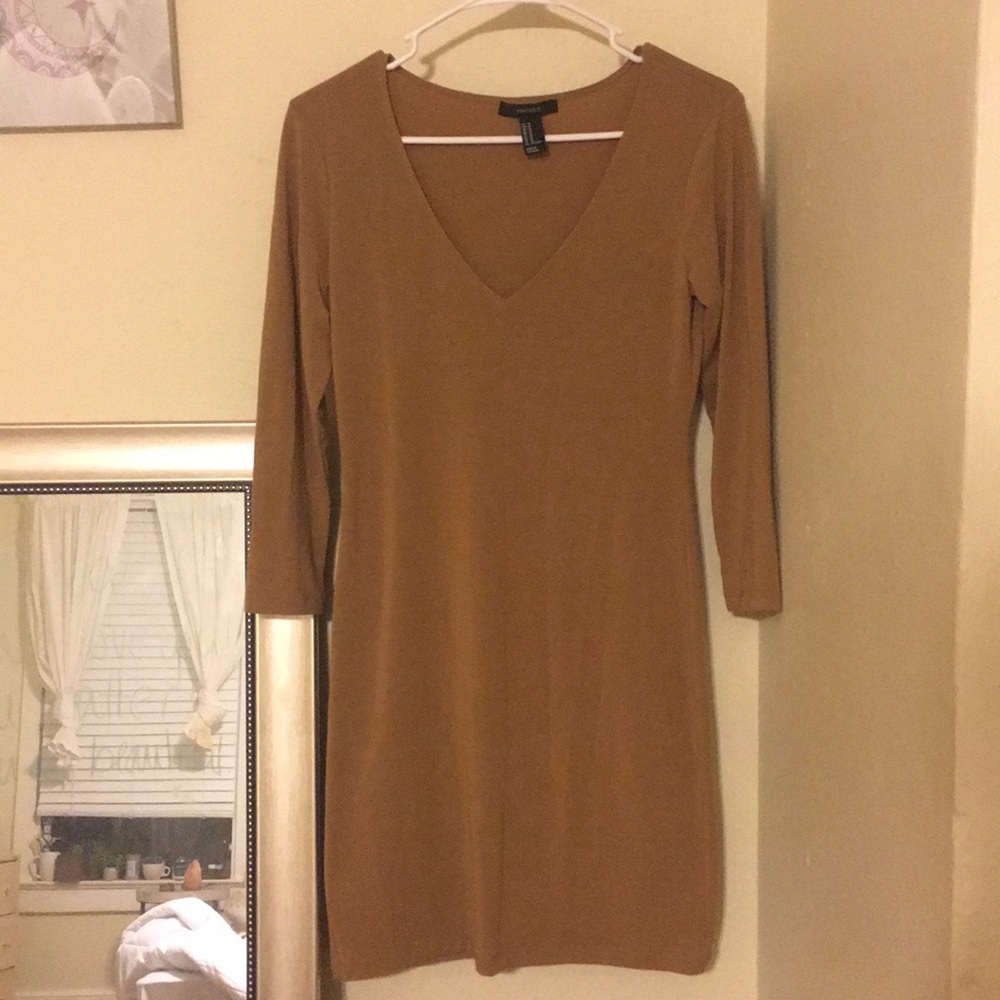Women’s V Neck Fitted Dress